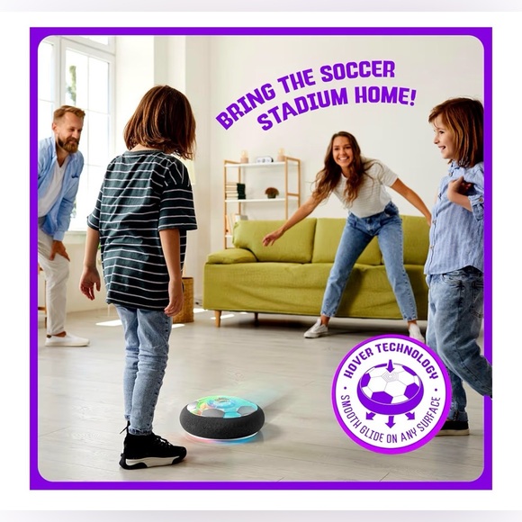 Ninja Blast Hover Rechargeable Soccer Ball Lights Up Brand New - Picture 6 of 12